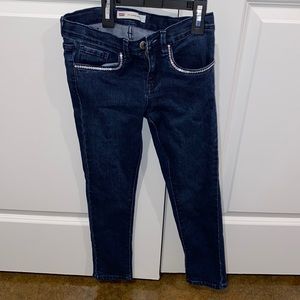 Super skinny Levi girl jeans. Size 8, good condition!